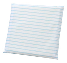 基礎縫いクッション　青ストライプ