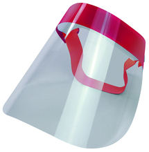 カラーフェイスシールド 小 赤