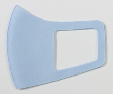 ひんやり冷感マスク（子供用） ライトブルー