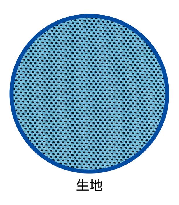 冷感タオル　スカイブルー3