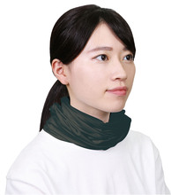 UVフェイスカバーマスク瞬冷　ブラック