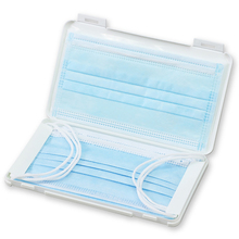 プラスチック製マスクケース　白