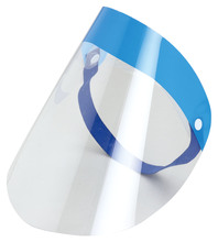 カラーフェイスシールド（脱着タイプ）　青