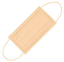 カラー不織布マスク（10枚入) オレンジ