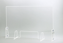 横付けパネルパーテーションセット　特大　（窓あきタイプ）