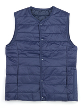 ヒートベスト ネイビー L　モバイルバッテリー付