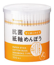 VC抗菌紙軸めんぼう　でこぼこタイプ　200本入