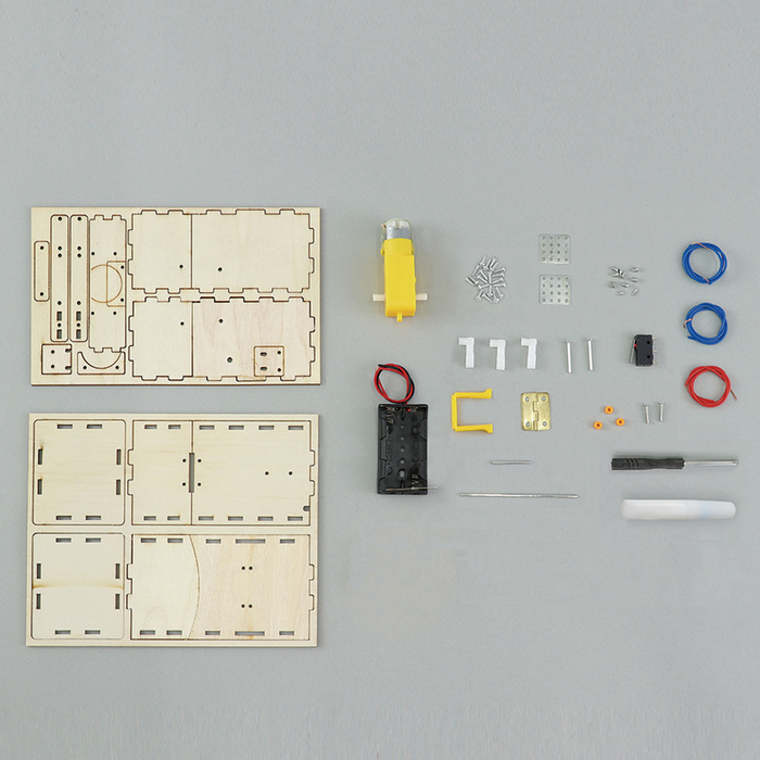 コインを食べる！？木製貯金箱ロボット工作キット2