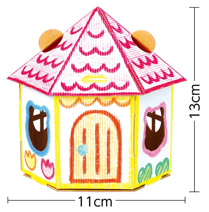 おえかきダンボールハウス　組み立てキット2