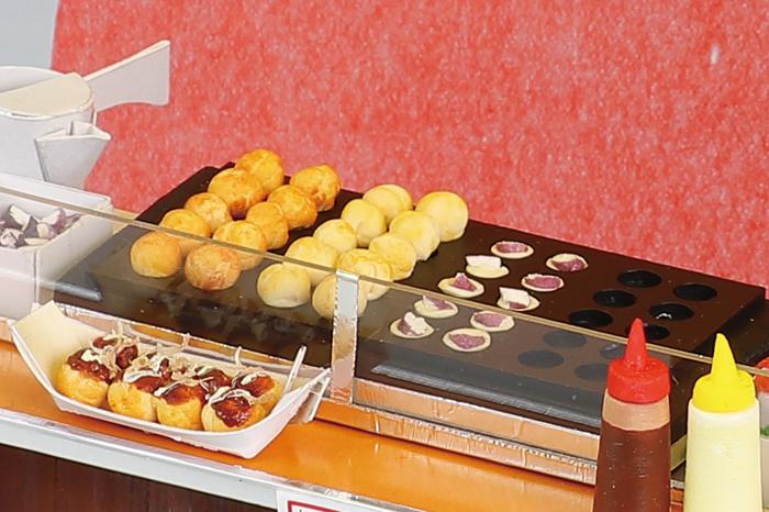 手作りミニチュア屋台キット　たこ焼き2