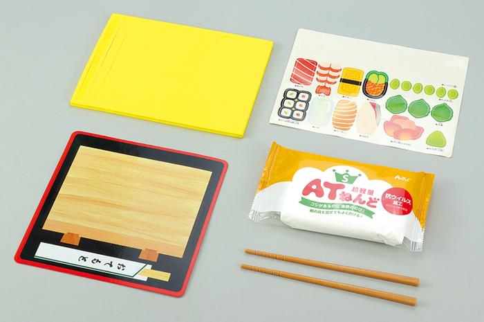 ねんどdeつくるごっこあそび　おすしやさん　ねんど付1