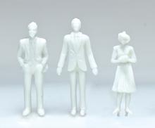ジオラマ模型　人物（塗装無）　1/100　10個組