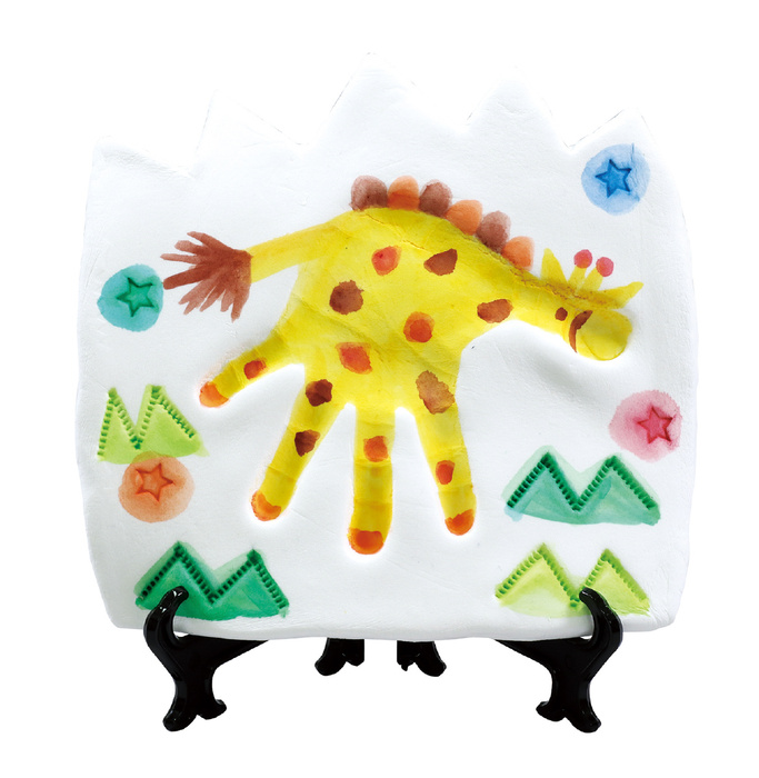 ねんどでつくるメモリアル手形アート8