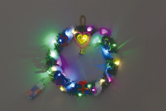 クリスマスリース作り（イルミネーションライト付）0