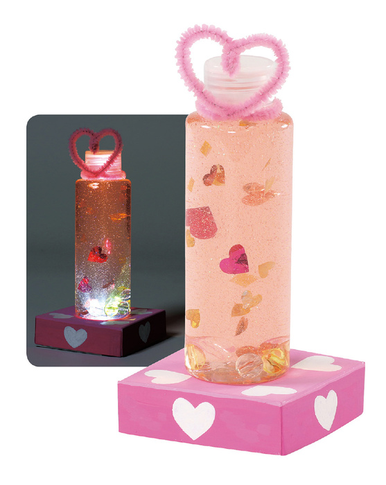 キラキラ光る！スノードームライト8