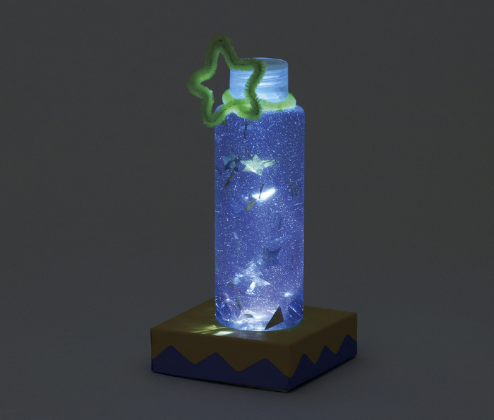 キラキラ光る！スノードームライト13