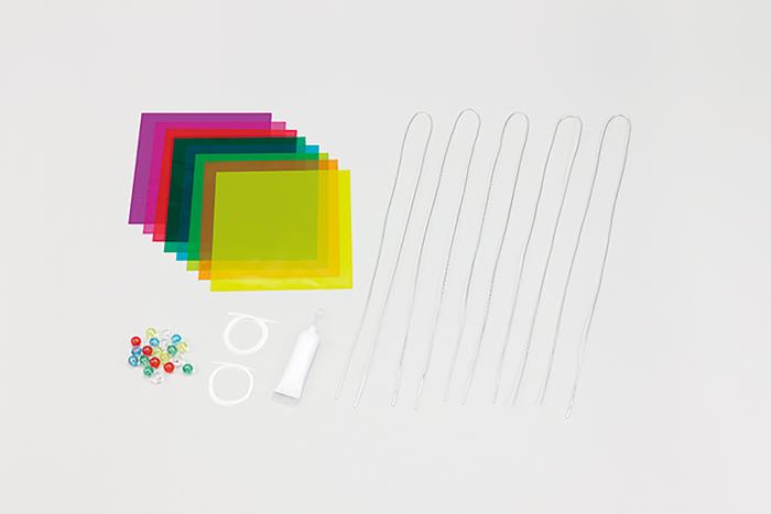 ステンドグラス風ゆらゆらモビール2