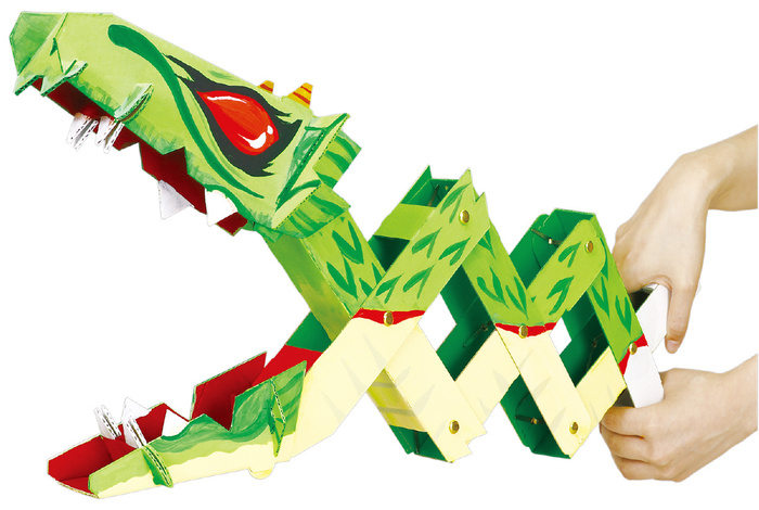 マジックハンド工作キット　かみつきドラゴン7