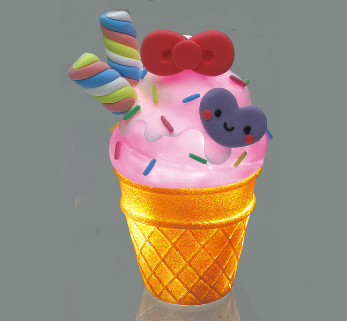 ねんどでつくるアイスクリームランタン11