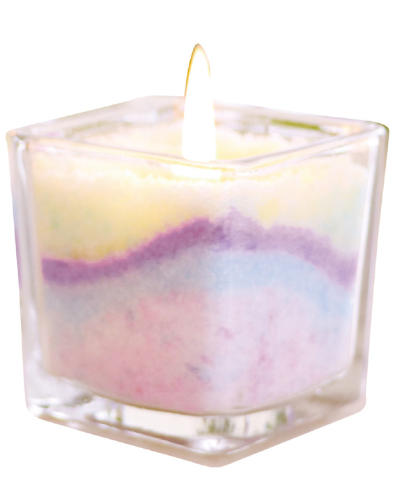 カラフルサンドキャンドルアート7