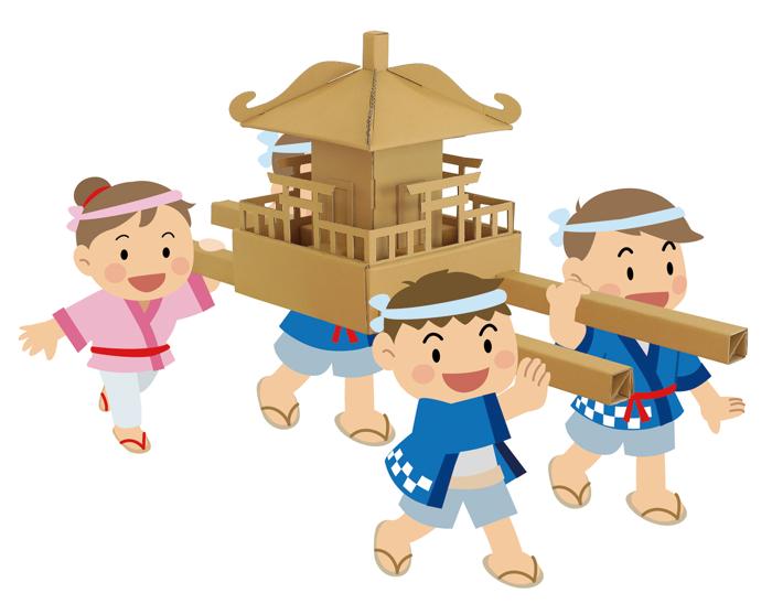 組立式ダンボールおみこし2