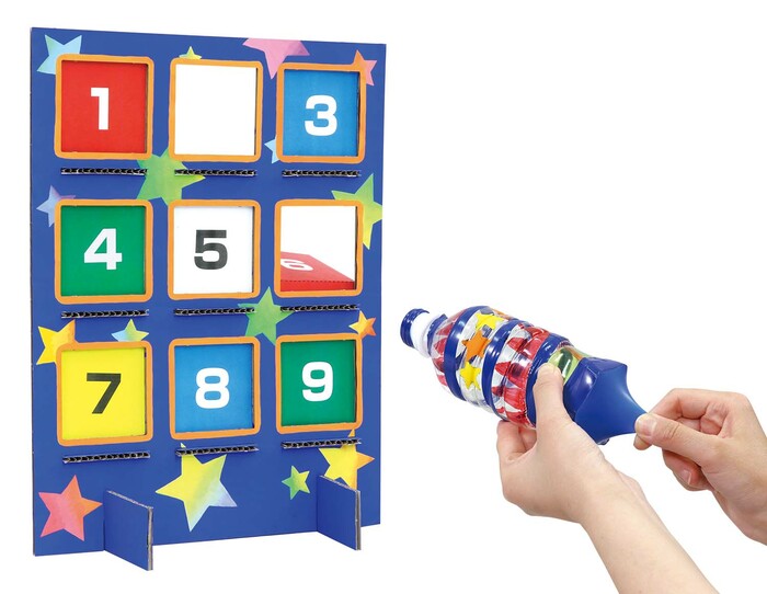 ボルトボルズのペットボトル空気砲ストラックアウト8