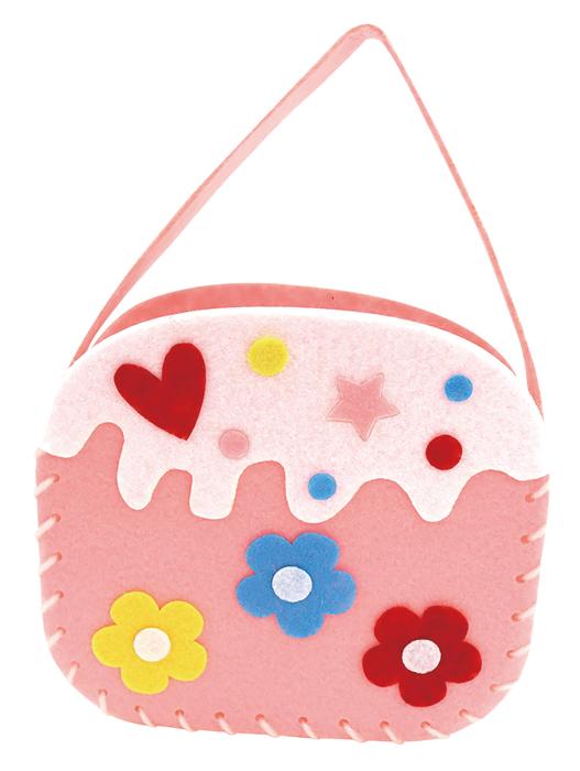 てづくりフェルトバッグ　フラワー0