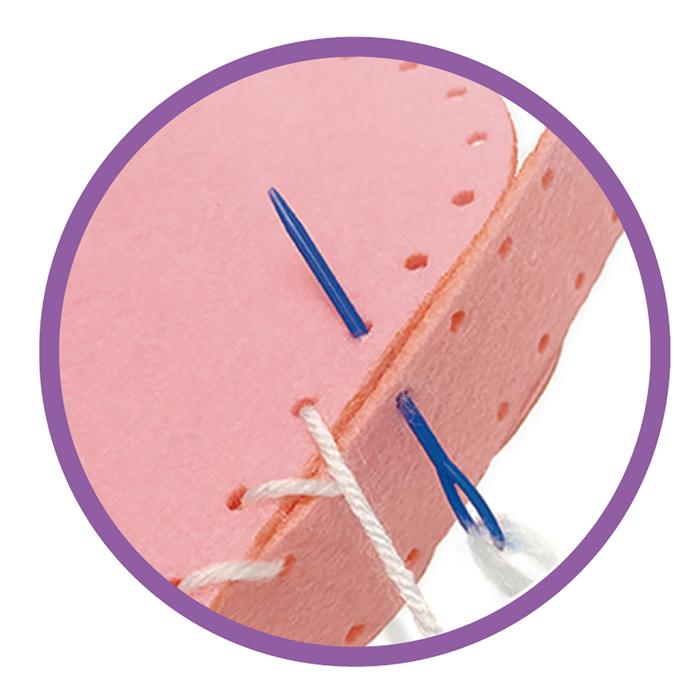 てづくりフェルトバッグ　フラワー3