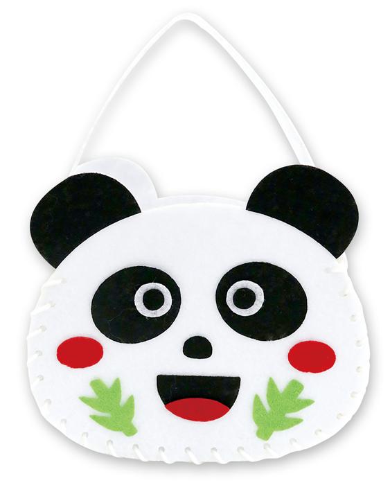 てづくりフェルトバッグ　パンダ0