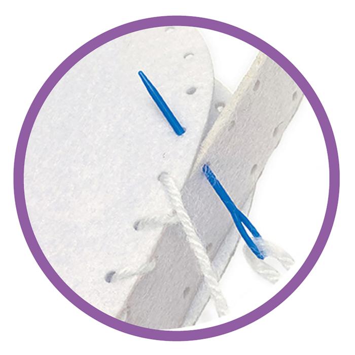 てづくりフェルトバッグ　パンダ3