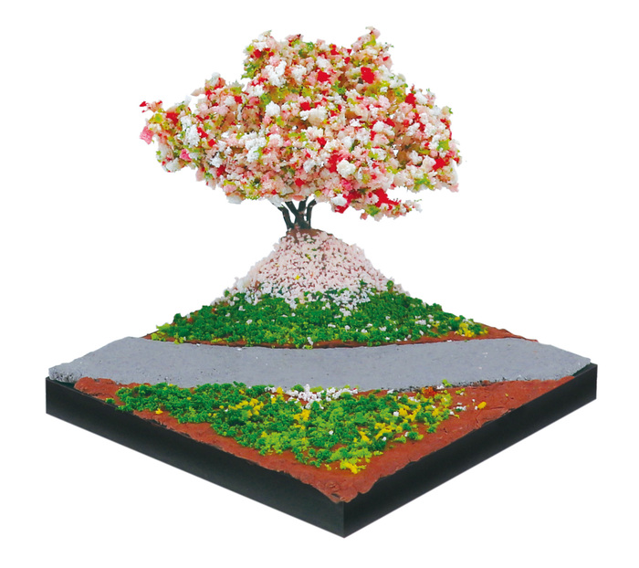 ジオベース　エントリーキューブ　はじめてのジオラマ風景　春の風景7