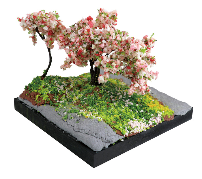 ジオベース　エントリーキューブ　はじめてのジオラマ風景　春の風景8