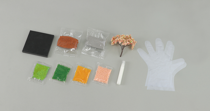 ジオベース　エントリーキューブ　はじめてのジオラマ風景　春の風景9