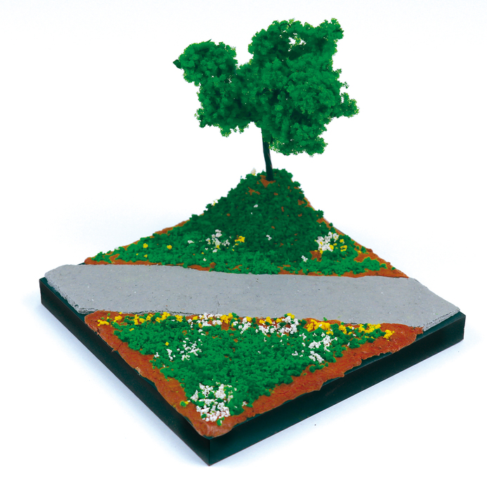 ジオベース　エントリーキューブ　はじめてのジオラマ風景　木のある風景7