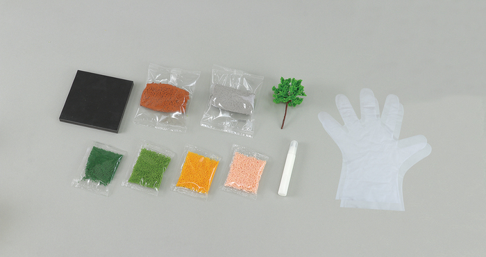 ジオベース　エントリーキューブ　はじめてのジオラマ風景　木のある風景9