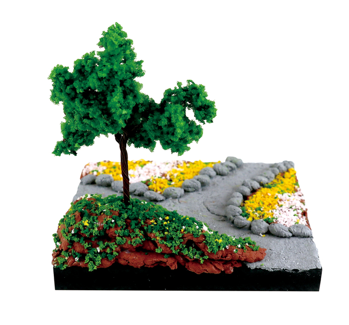 ジオベース　エントリーキューブ　はじめてのジオラマ風景　木のある風景10