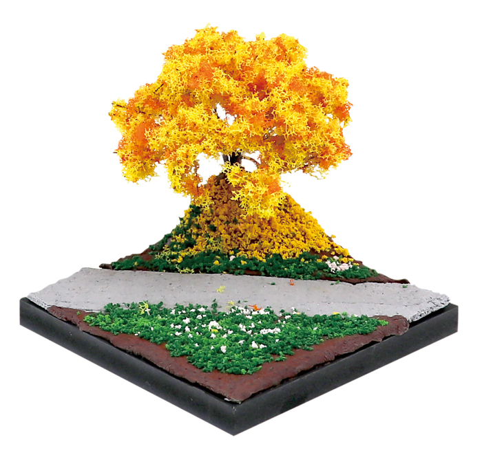 ジオベース　エントリーキューブ　はじめてのジオラマ風景　秋の風景7