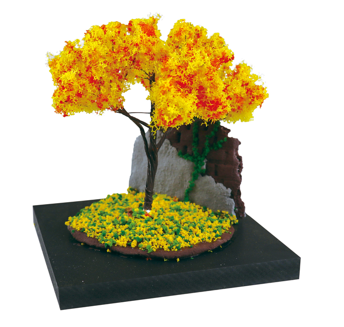 ジオベース　エントリーキューブ　はじめてのジオラマ風景　秋の風景12