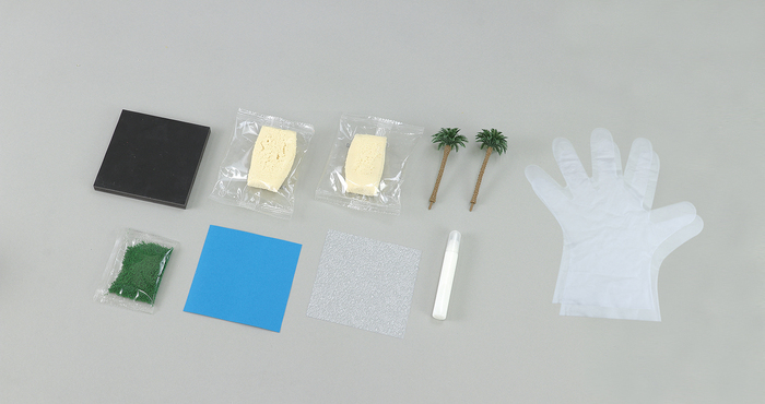 ジオベース　エントリーキューブ　はじめてのジオラマ風景　浜辺の風景9