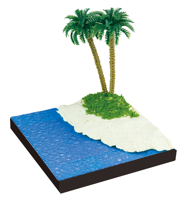 ジオベース　エントリーキューブ　はじめてのジオラマ風景　浜辺の風景10