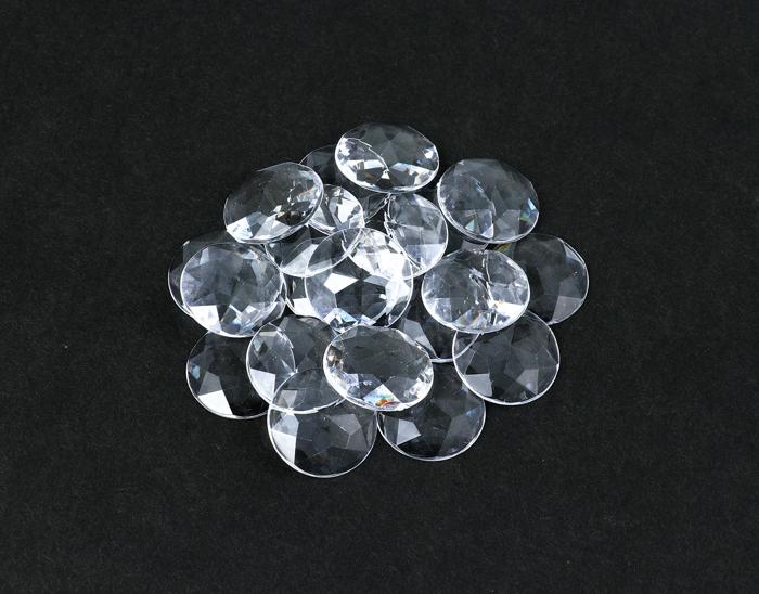 クリアカボションパーツ　クリスタル　20mm　20個3