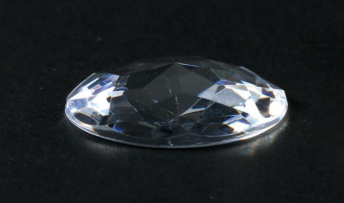 クリアカボションパーツ　クリスタル　25mm　20個4