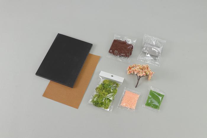 ジオラマセット　アスファルト　春3