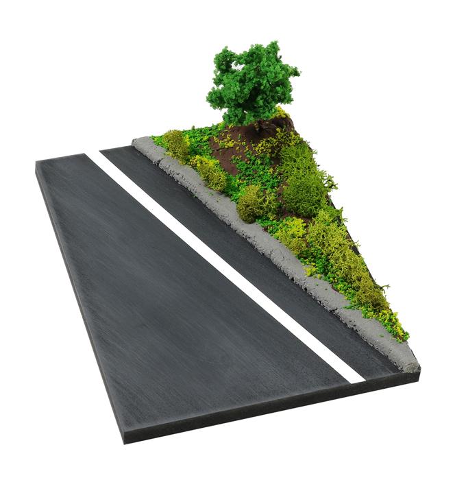 ジオラマセット　アスファルト　夏4