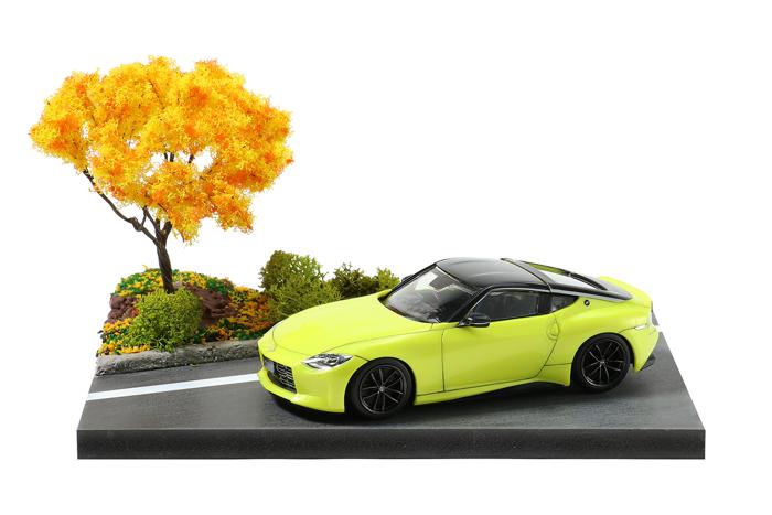 ジオラマセット　アスファルト　秋1