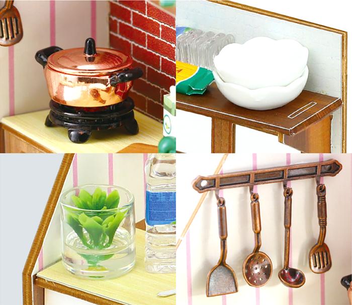 ミニチュアキッチン　パスタでランチ4