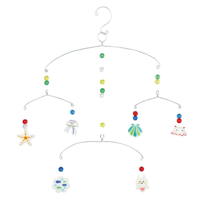 ゆらゆら光る！海の仲間たちモビール1