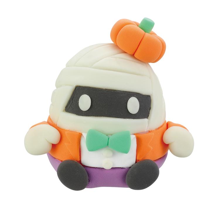 蓄光ねんどでつくる　光るおばけランタン5