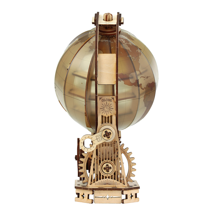 ウッドパズル地球儀12
