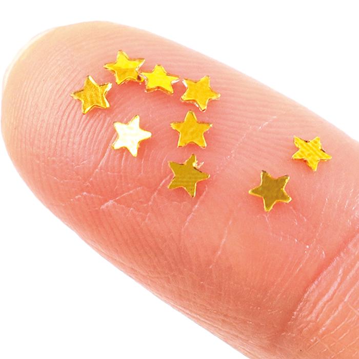 ホログラムグリッター1g　星　ゴールド1